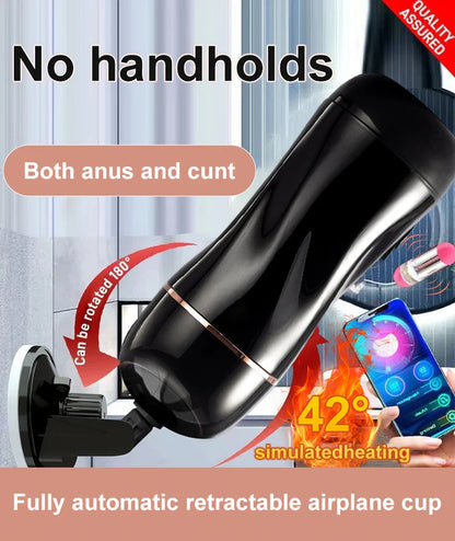 [Discreet Delivery] Automatic Masturbator with Vacuum and Vibration Functions – 18+ Only