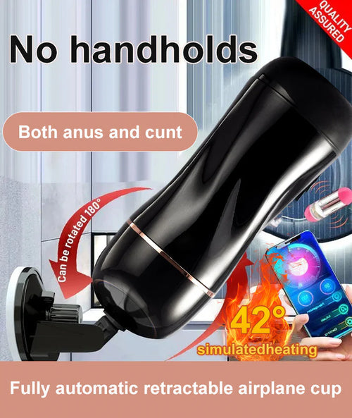 [Discreet Delivery] Automatic Masturbator with Vacuum and Vibration Functions – 18+ Only