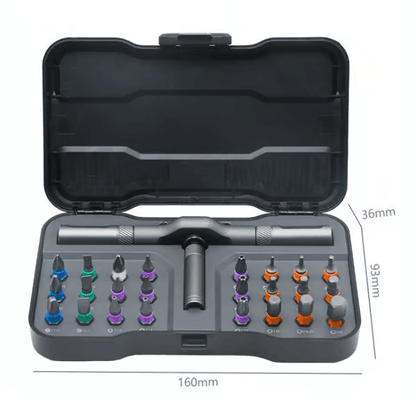 🔥24 in 1 DlY Screwdriver Set Magnetic Compact and Portable Ratchet Screwdriver