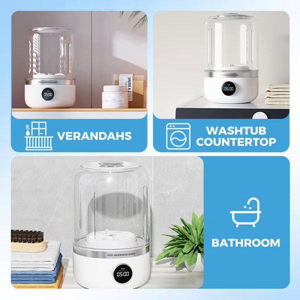 Portable Rechargeable Mini Washing Machine for Underwear