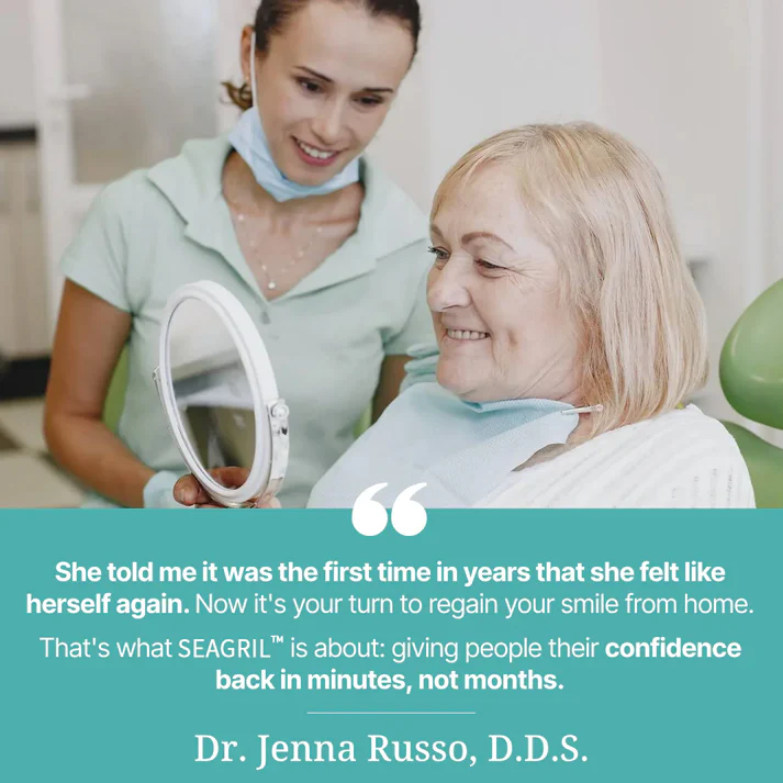 🦷 Ends Today: 70% OFF! SEAGRIL™ Custom-Fit Full Functional DenturesMake you more confident-Made in the USA & FDA-Certified