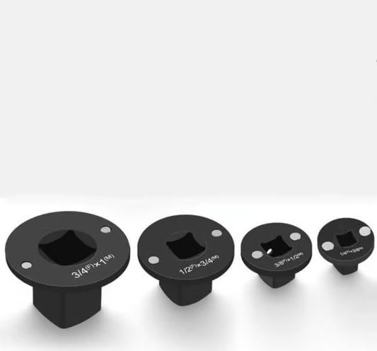 ✨2025 Low Profile Impact Socket Adapter Set – Industrial Drive Ratchet & Wrench Adapter Set for Tight Spaces, 4PC Hardware Kit: 3/4" to 1", 1/2" to 3/4", 1/2" to 3/8", 1/4" to 3/8"