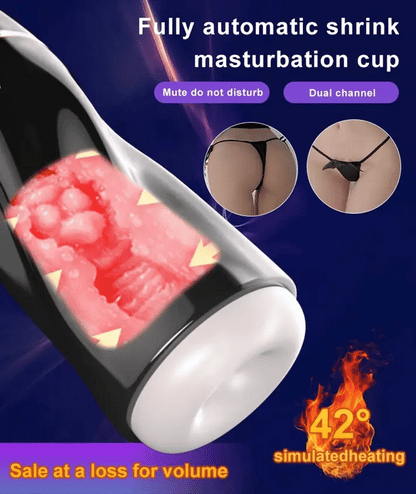 [Discreet Delivery] Automatic Masturbator with Vacuum and Vibration Functions – 18+ Only