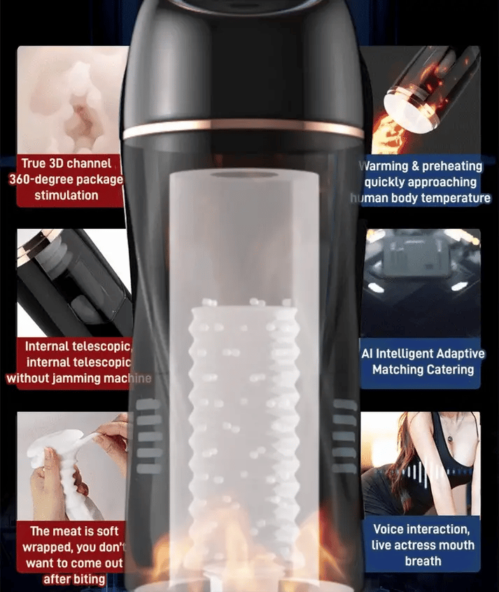 [Discreet Delivery] Automatic Masturbator with Vacuum and Vibration Functions – 18+ Only