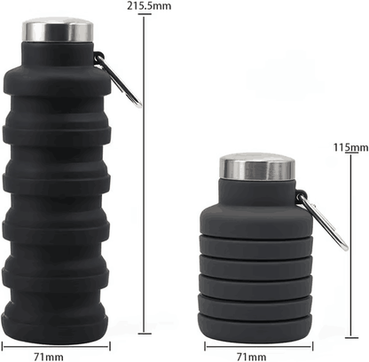 🏆Hot Sale🔥🔥Silicone foldable water bottle – Ideal for sports, travel & outdoor – Reusable & BPA-free