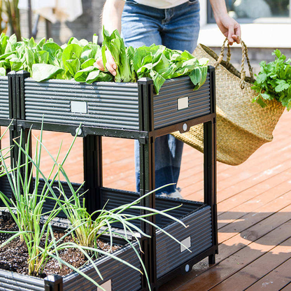 Raised Garden Bed with Legs Plant Box Outdoor Flower Box Elevate Planter Box