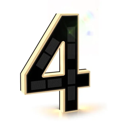 🔥Solar Lighted House Numbers for Outside