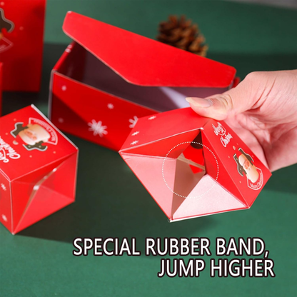 🎁Christmas Sale - Lowest Prices Online🎁 Surprise Gift Box Explosion for Money, Unique Folding Bouncing Red Envelope Gift Box with Confetti